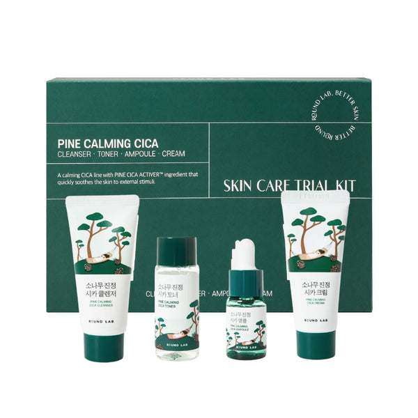 ROUND LAB Pine Calming Cica Trial Kit packaging photo