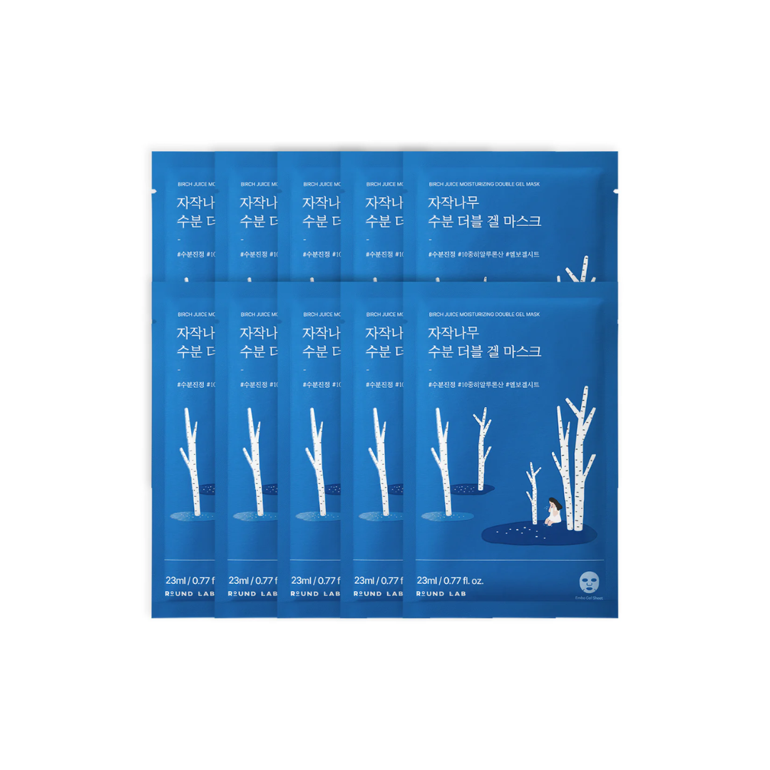 Round Lab Birch Juice Moisturizing Double Gel Mask Round Lab