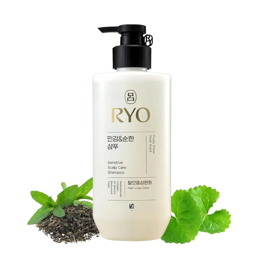 Ryo Sensitive Scalp Care Shampoo 480ml
