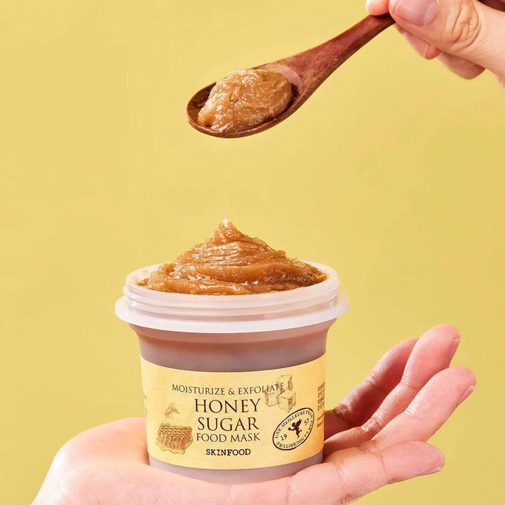 Masque alimentaire au miel et au sucre Skinfood