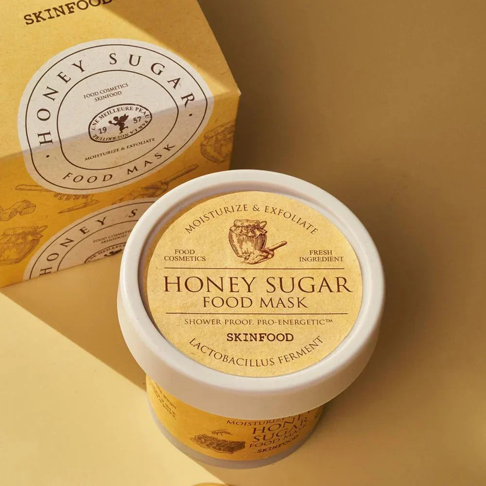 Masque alimentaire au miel et au sucre Skinfood