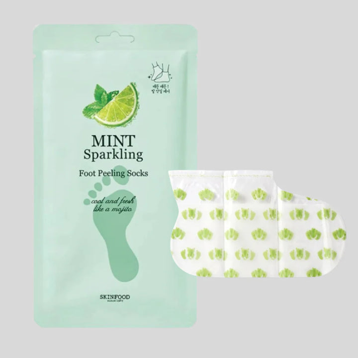 Skinfood Mint Sparkling Foot Peeling Socks