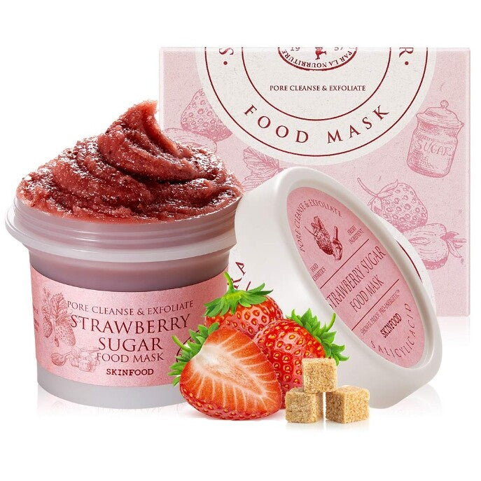 Masque alimentaire au sucre et à la fraise Skinfood