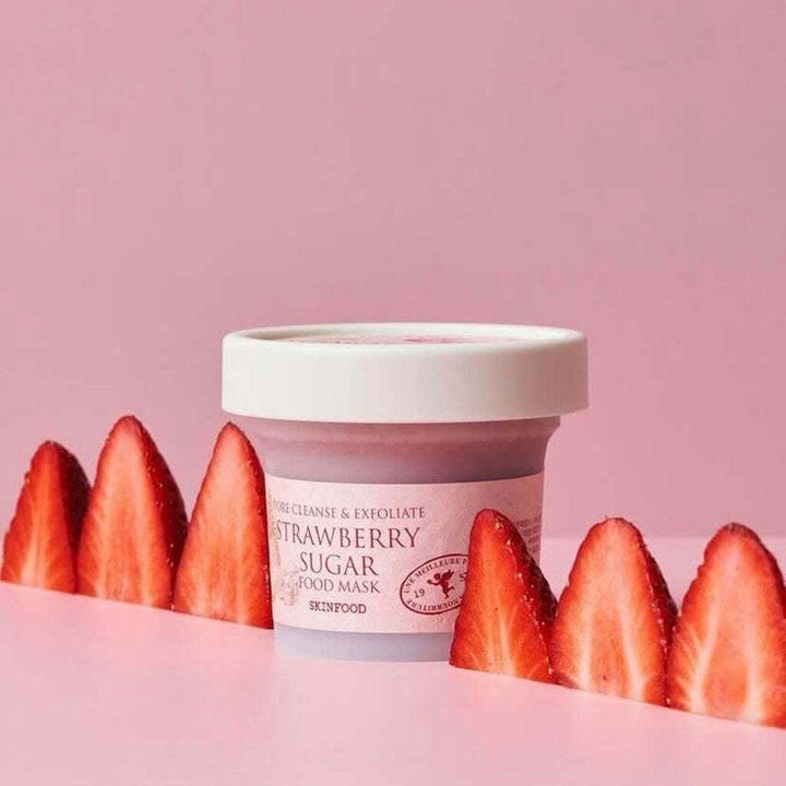Masque alimentaire au sucre et à la fraise Skinfood