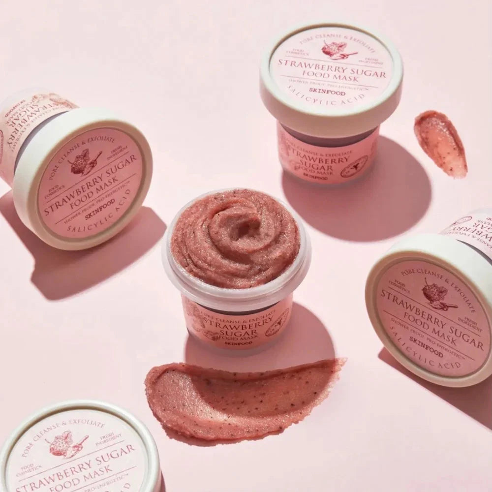 Masque alimentaire au sucre et à la fraise Skinfood