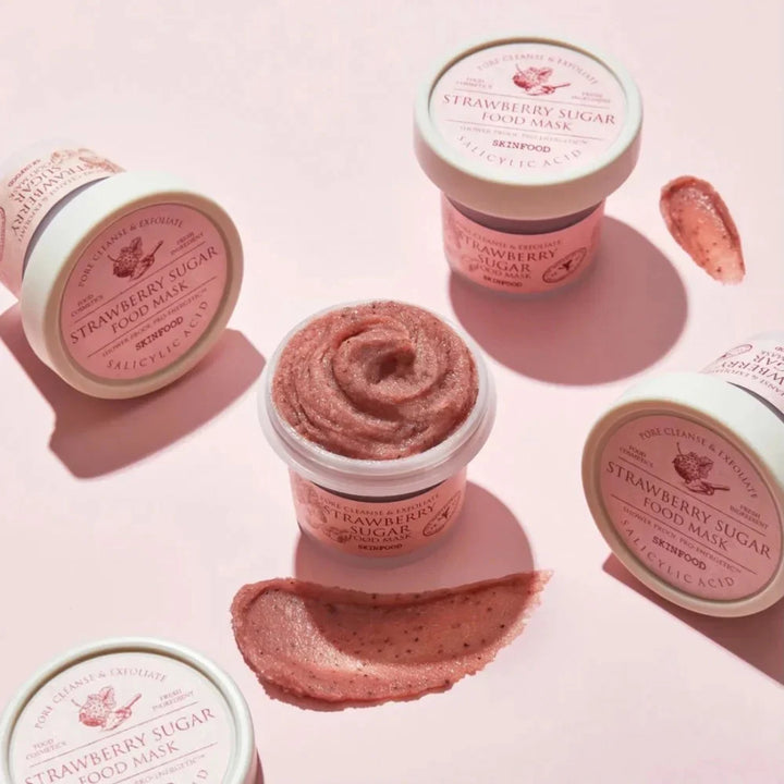 Masque alimentaire au sucre et à la fraise Skinfood
