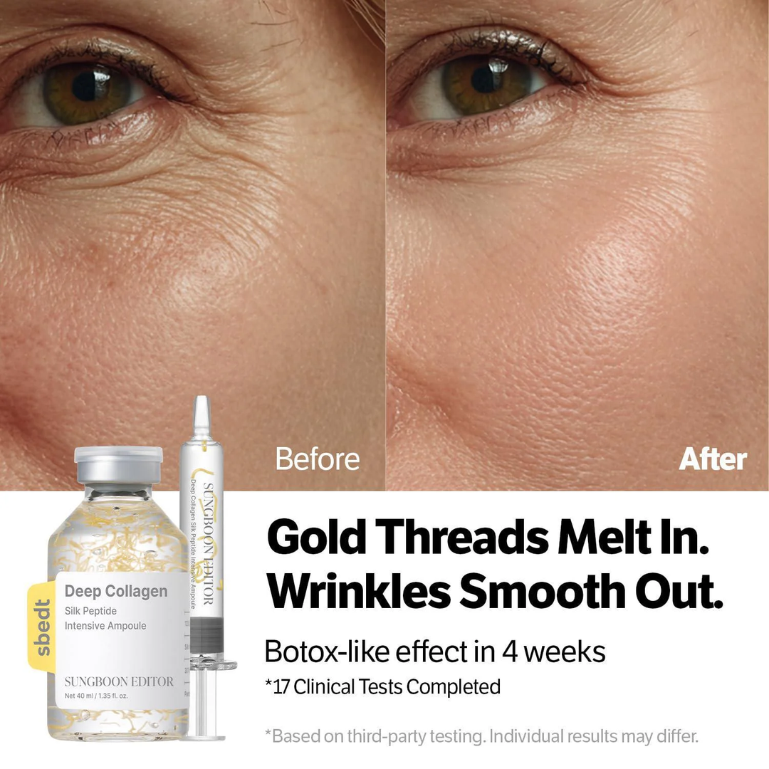 Ampoule de peptides de soie et de collagène profond Sungboon Editor