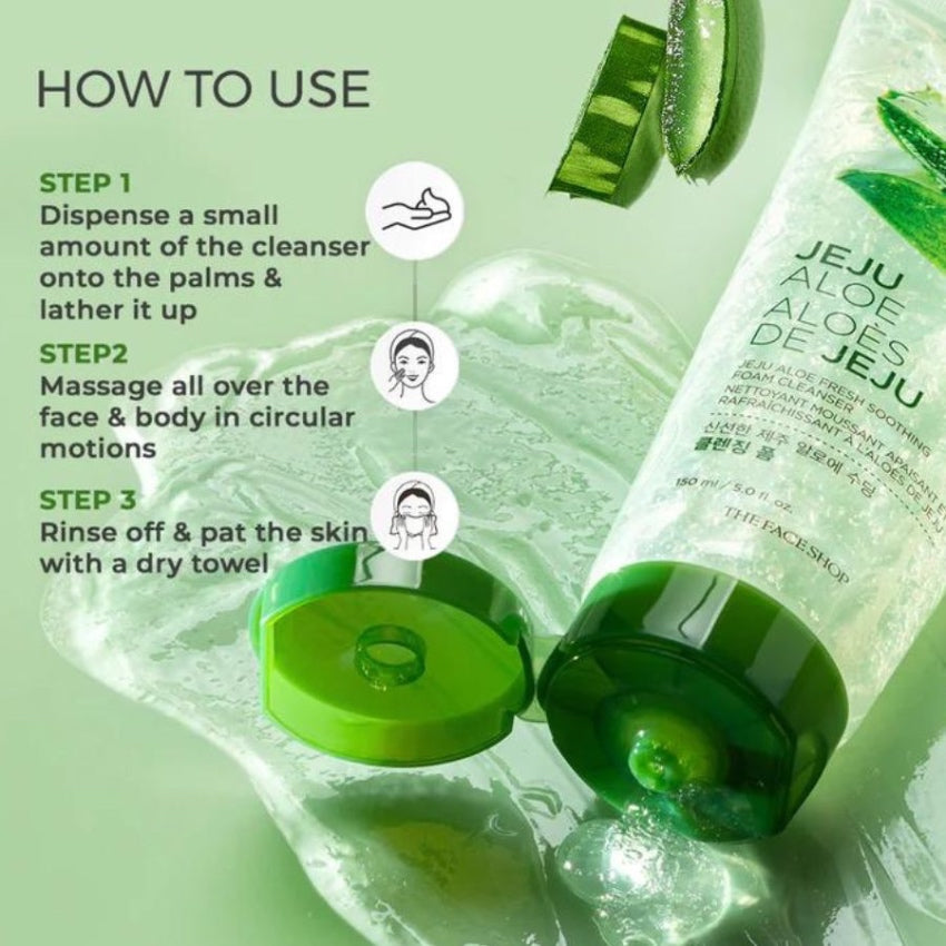 The Face Shop Jeju Aloe Fresh Soothing Gel