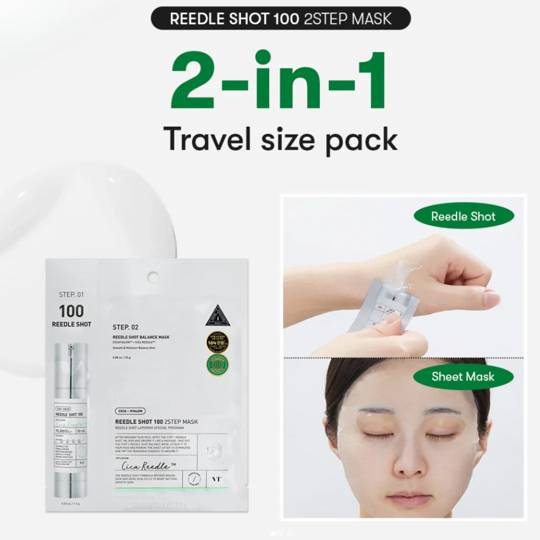 VT Collagen Reedle Shot 100 2-Step Mask