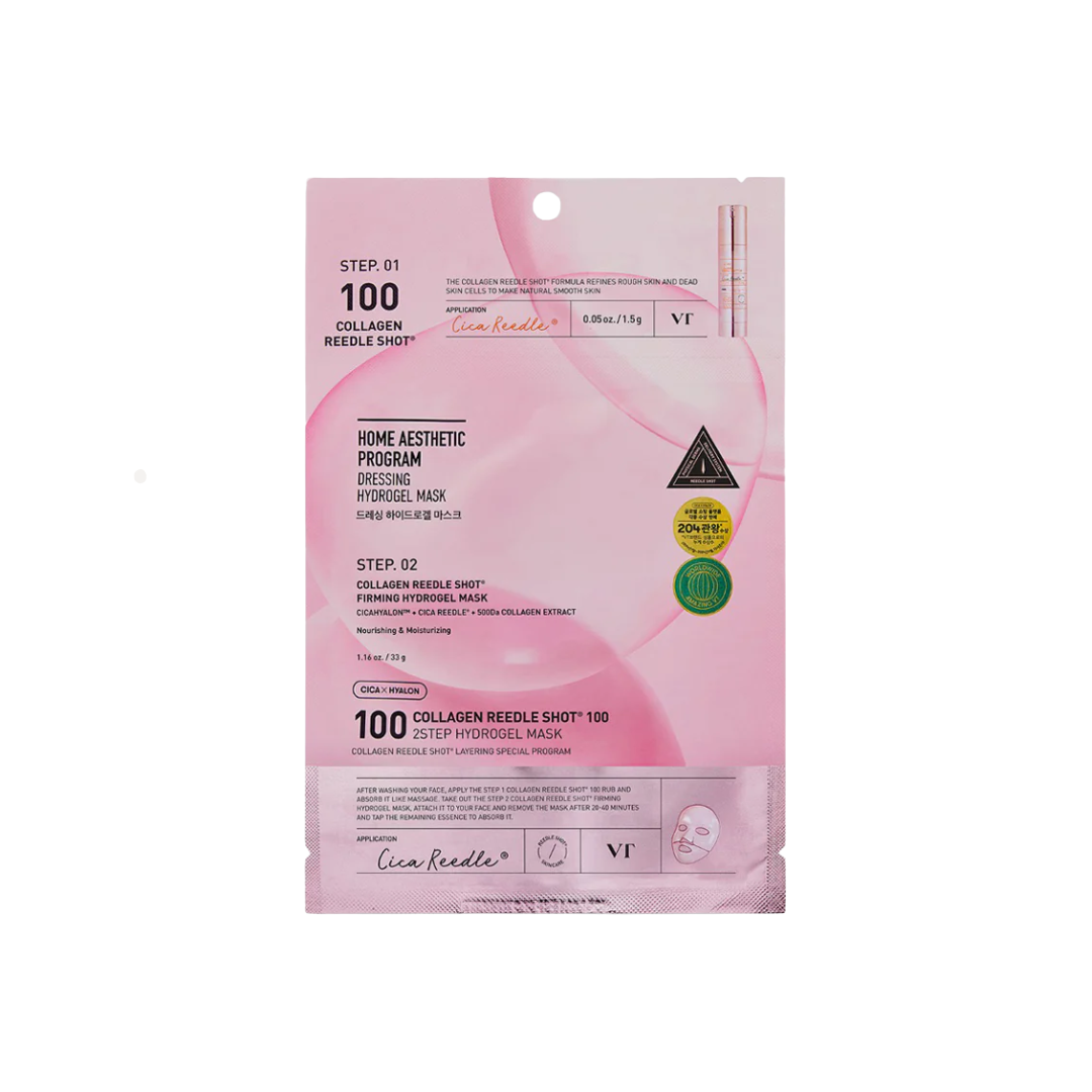 VT Cosmetics Collagen Reedle Shot 100 2 Step Hydrogel Mask