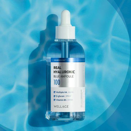 WELLAGE Real Hyaluronic Blue Ampoule 100 (set of 2)