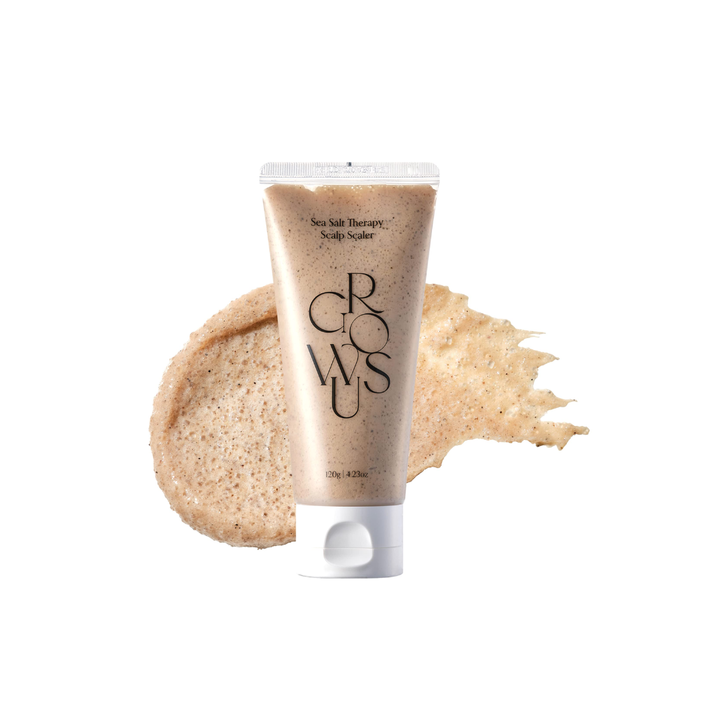 GROWUS Sea Salt Therapy Scalp Scaler - tube with scrub texture