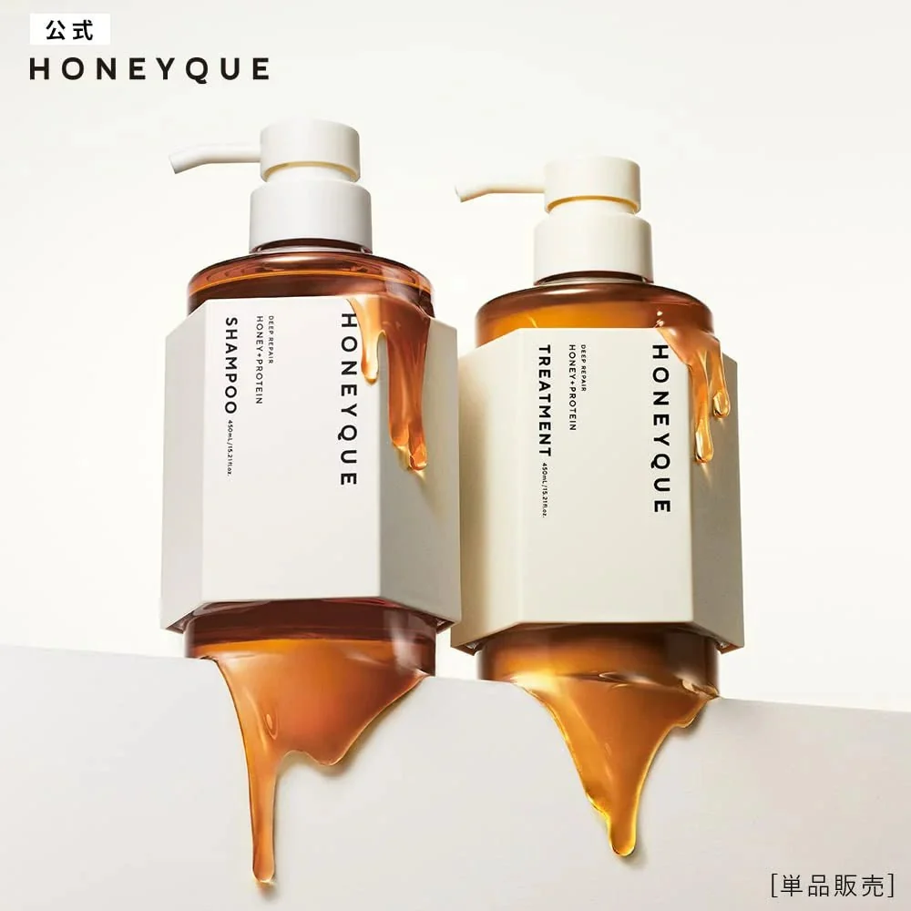 HONEYQUE Deep Repair Treatment 450ml - shampoo and treatment with honey