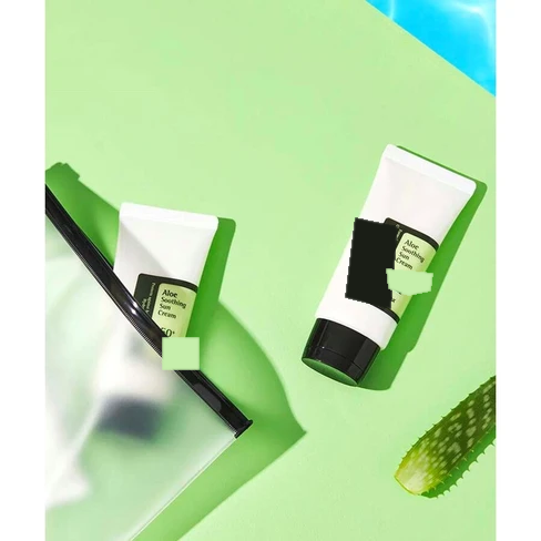 COSRX Aloe Soothing Cream flat lay