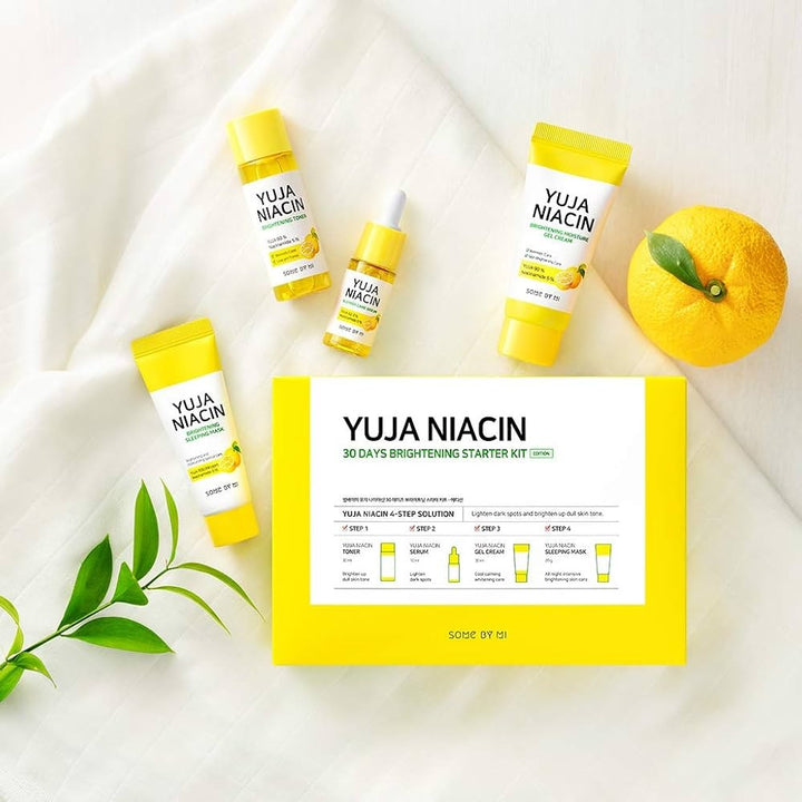 SOME BY MI Yuja Niacin Brightening Starter Kit - flat lay