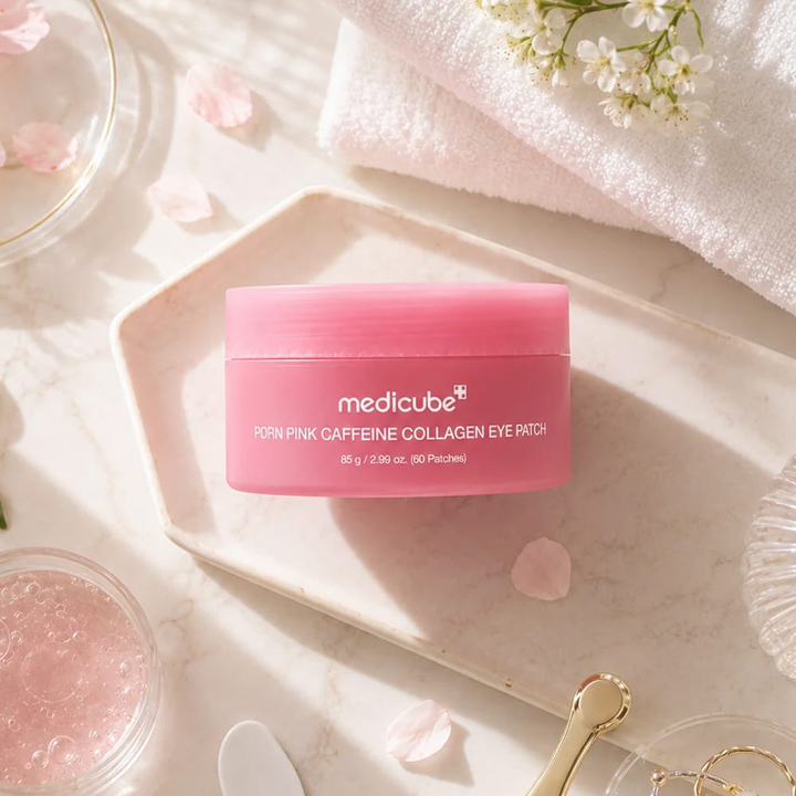 medicube PDRN Pink Caffeine Collagen Eye Patch