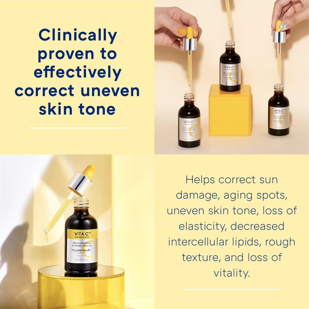 Ampoule correctrice et raffermissante MISSHA Vita C Plus