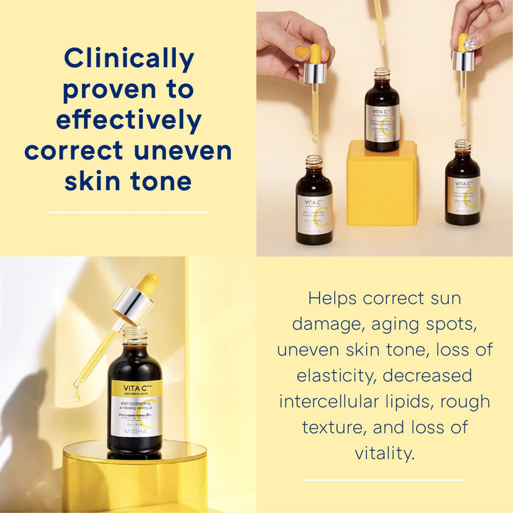 Ampoule correctrice et raffermissante MISSHA Vita C Plus