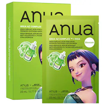 Anua Kpop Demon Hunters Azelaic Acid Hyaluron Redness Soothing Serum Mask