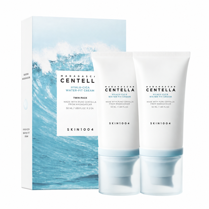 SKIN1004 Madagascar Centella Hyalu-Cica Water-Fit Cream Twin Pack box
